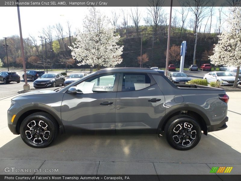 Hampton Gray / Gray 2023 Hyundai Santa Cruz SEL AWD