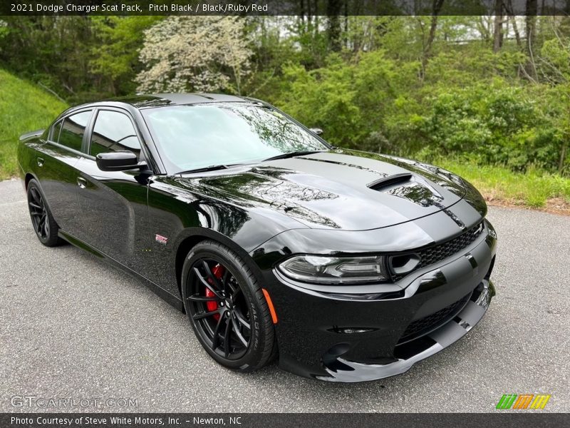 Front 3/4 View of 2021 Charger Scat Pack