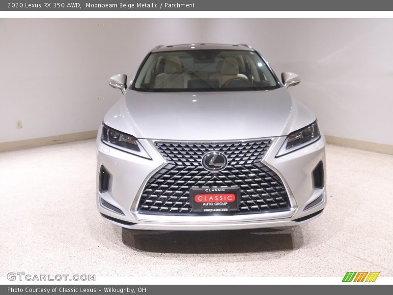 Moonbeam Beige Metallic / Parchment 2020 Lexus RX 350 AWD