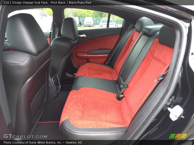 Rear Seat of 2021 Charger Scat Pack