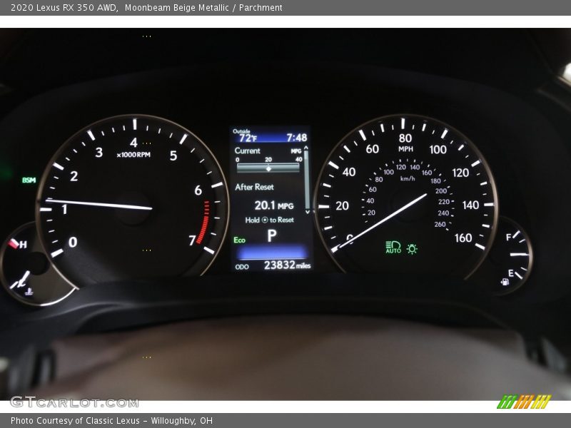  2020 RX 350 AWD 350 AWD Gauges