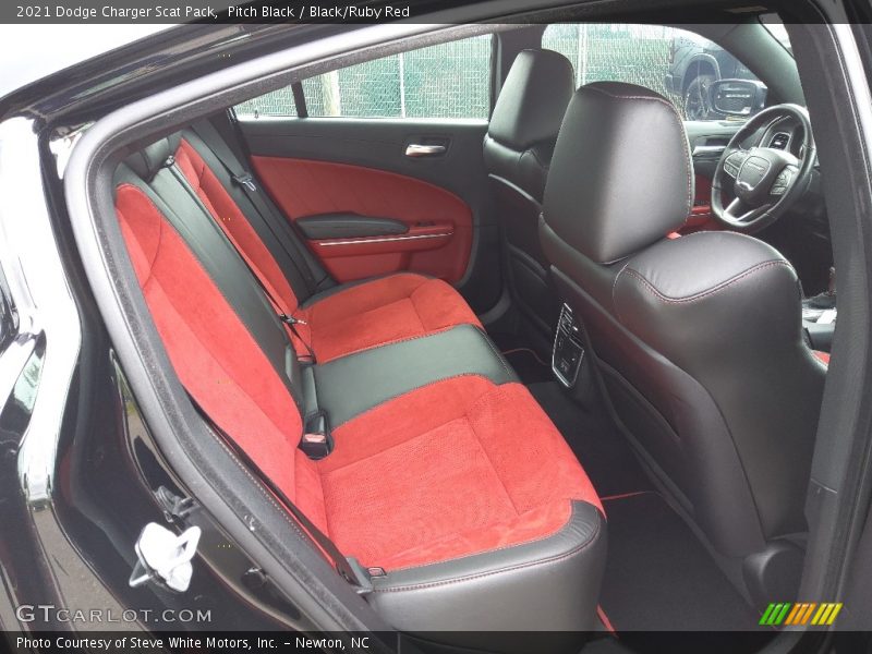 Rear Seat of 2021 Charger Scat Pack