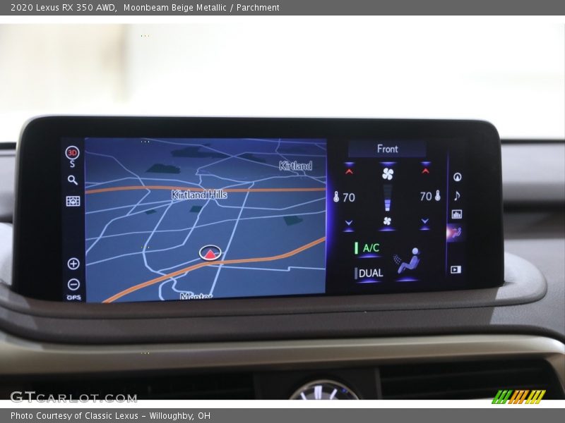 Navigation of 2020 RX 350 AWD
