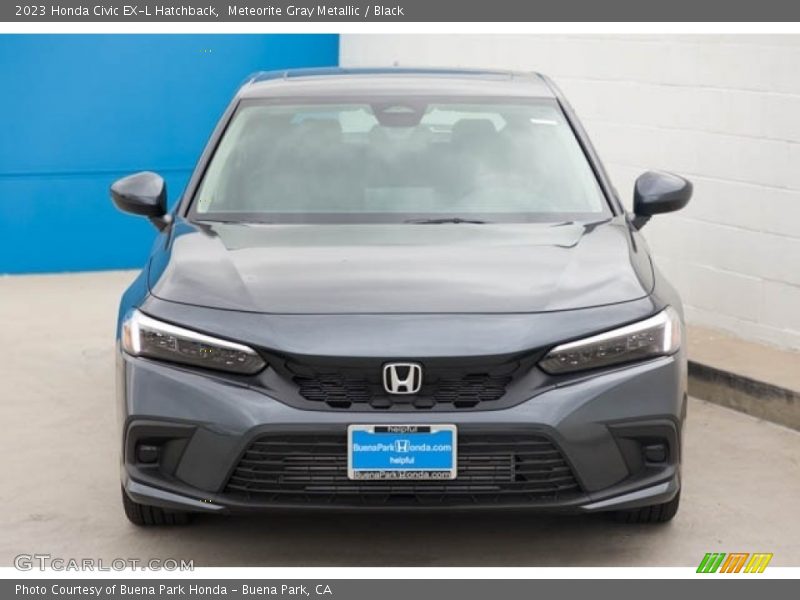Meteorite Gray Metallic / Black 2023 Honda Civic EX-L Hatchback