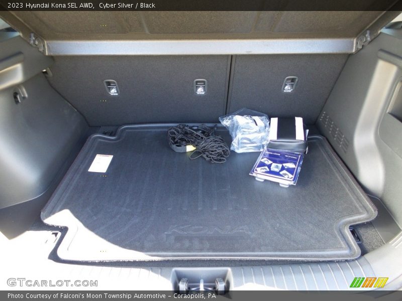 Cyber Silver / Black 2023 Hyundai Kona SEL AWD