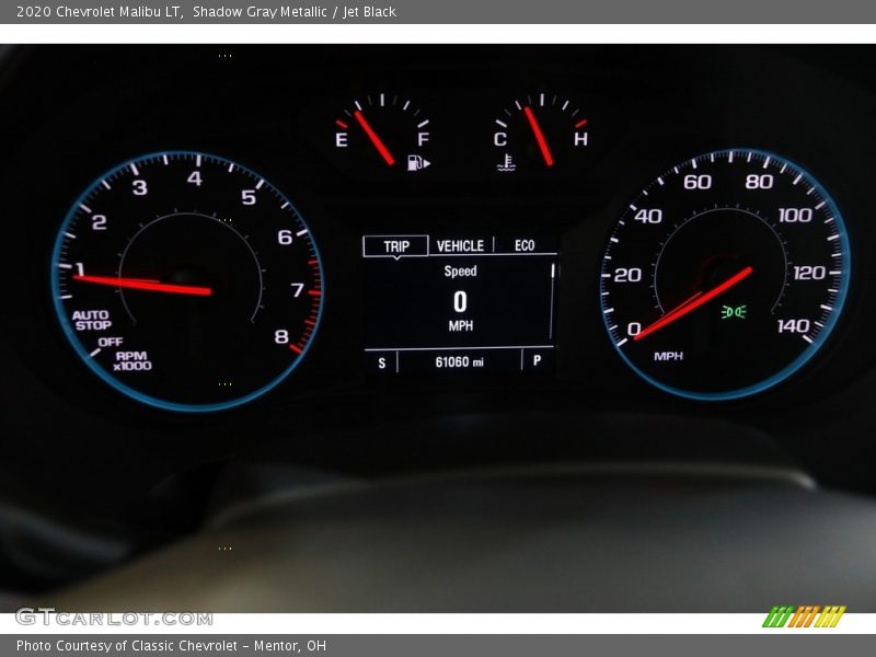 Shadow Gray Metallic / Jet Black 2020 Chevrolet Malibu LT