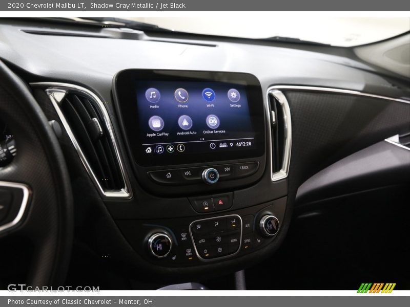 Shadow Gray Metallic / Jet Black 2020 Chevrolet Malibu LT
