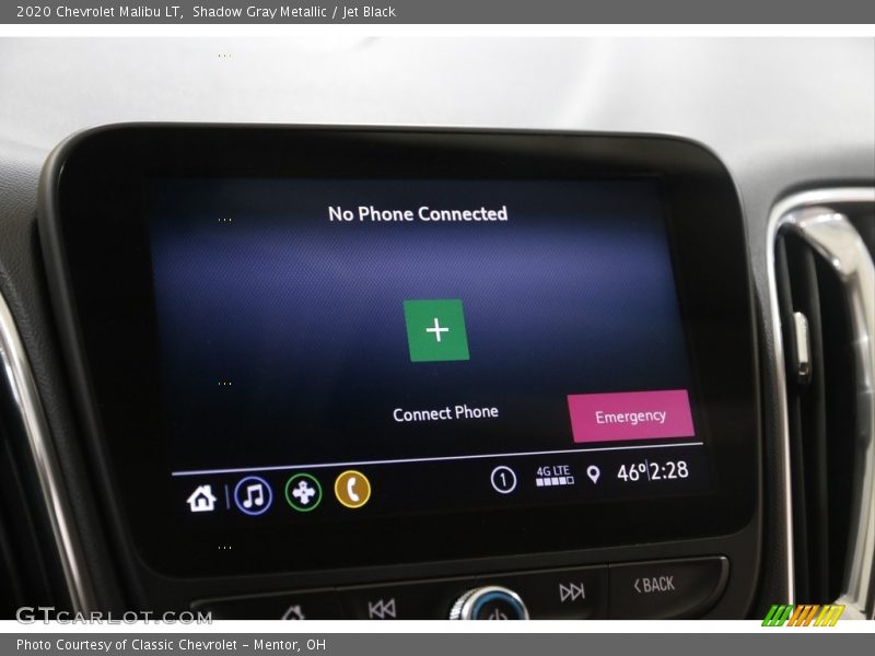 Shadow Gray Metallic / Jet Black 2020 Chevrolet Malibu LT