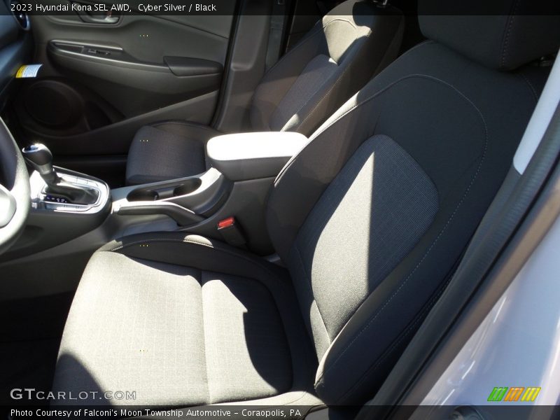 Cyber Silver / Black 2023 Hyundai Kona SEL AWD
