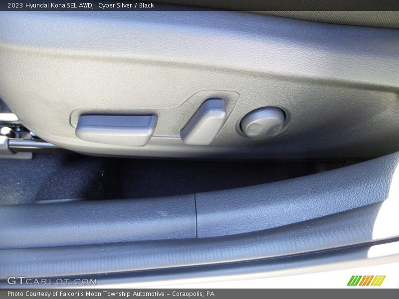 Cyber Silver / Black 2023 Hyundai Kona SEL AWD
