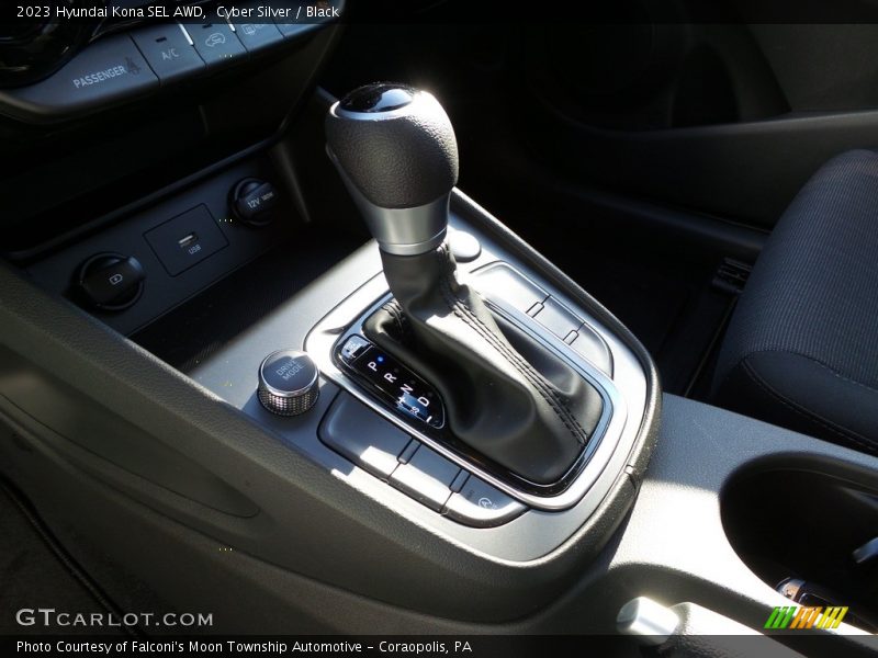 Cyber Silver / Black 2023 Hyundai Kona SEL AWD