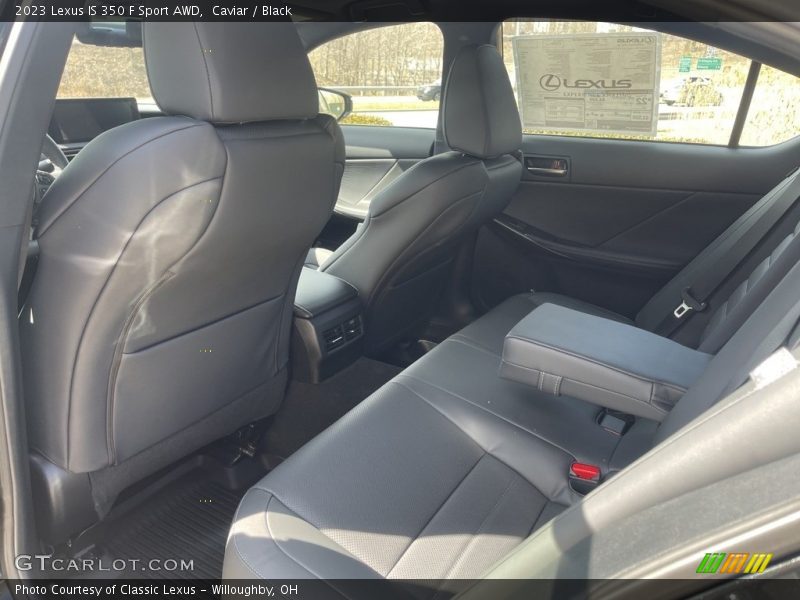 Rear Seat of 2023 IS 350 F Sport AWD