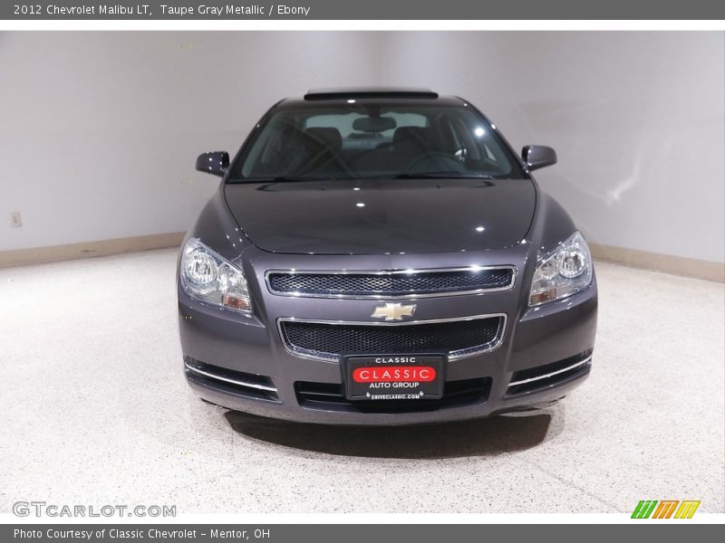 Taupe Gray Metallic / Ebony 2012 Chevrolet Malibu LT