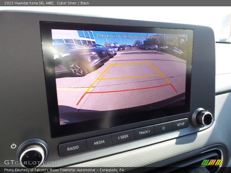 Cyber Silver / Black 2023 Hyundai Kona SEL AWD