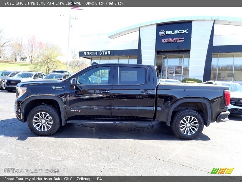 Onyx Black / Jet Black 2021 GMC Sierra 1500 AT4 Crew Cab 4WD