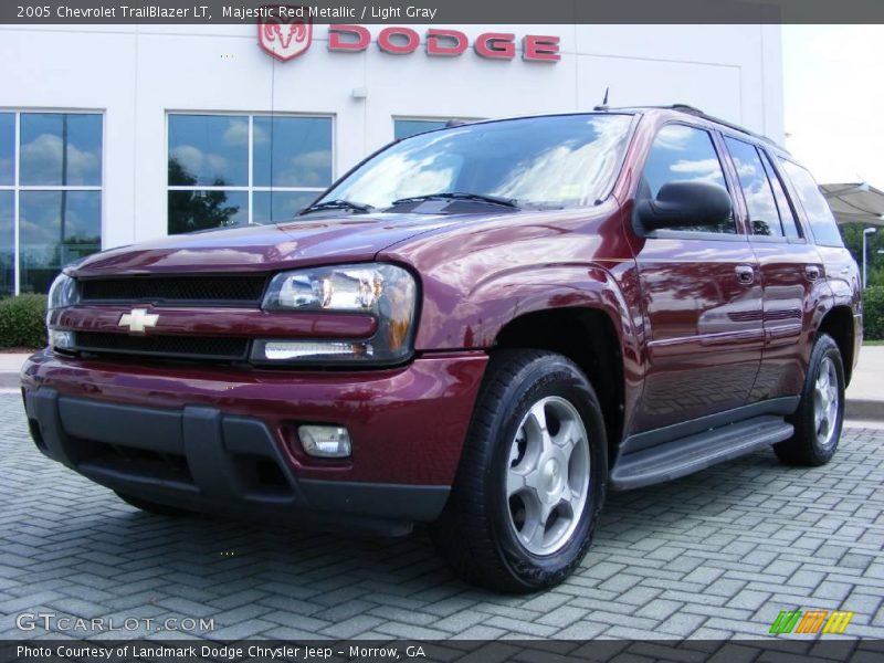Majestic Red Metallic / Light Gray 2005 Chevrolet TrailBlazer LT