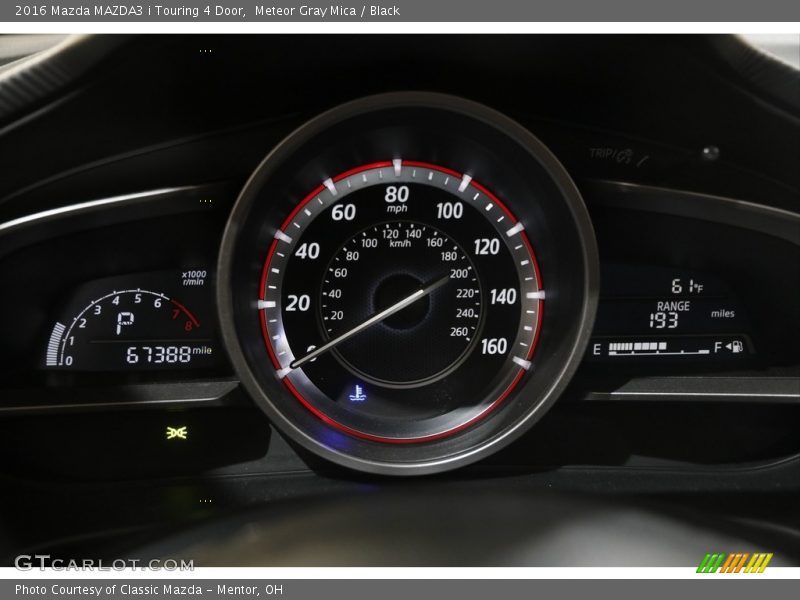  2016 MAZDA3 i Touring 4 Door i Touring 4 Door Gauges