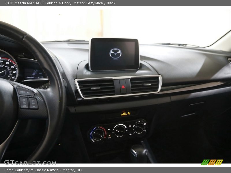 Meteor Gray Mica / Black 2016 Mazda MAZDA3 i Touring 4 Door