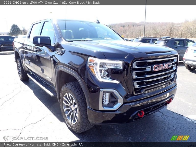 Onyx Black / Jet Black 2021 GMC Sierra 1500 AT4 Crew Cab 4WD
