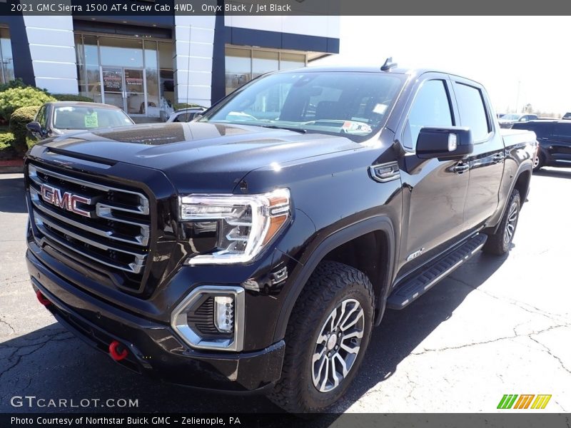 Onyx Black / Jet Black 2021 GMC Sierra 1500 AT4 Crew Cab 4WD