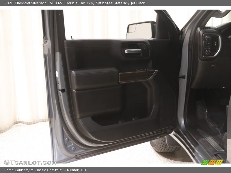 Satin Steel Metallic / Jet Black 2020 Chevrolet Silverado 1500 RST Double Cab 4x4