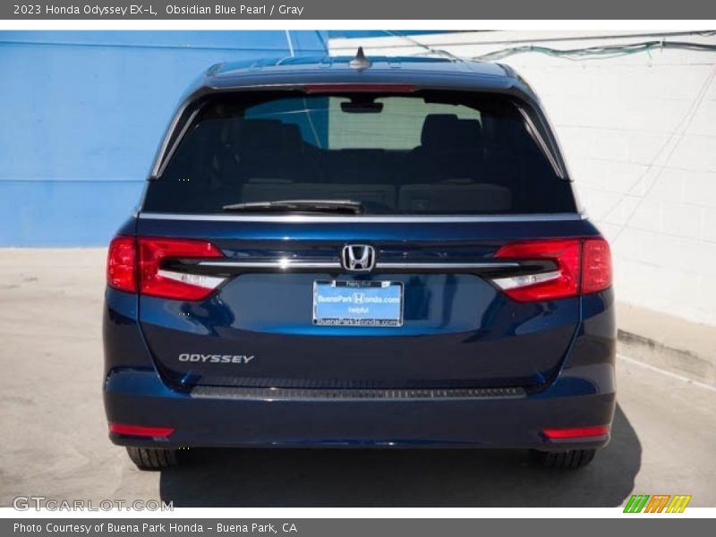 Obsidian Blue Pearl / Gray 2023 Honda Odyssey EX-L