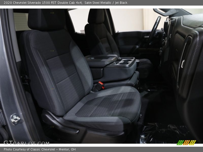 Satin Steel Metallic / Jet Black 2020 Chevrolet Silverado 1500 RST Double Cab 4x4