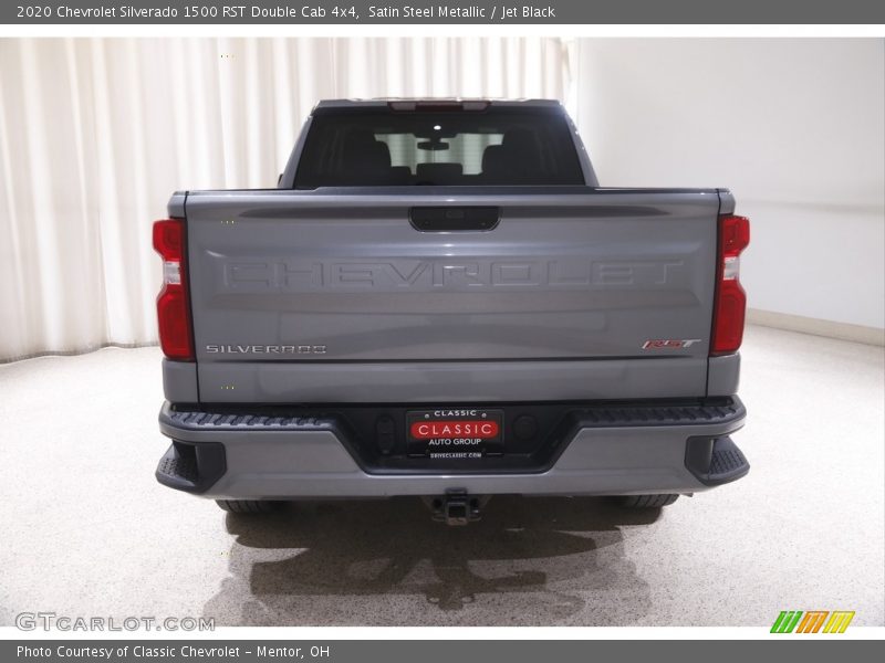 Satin Steel Metallic / Jet Black 2020 Chevrolet Silverado 1500 RST Double Cab 4x4