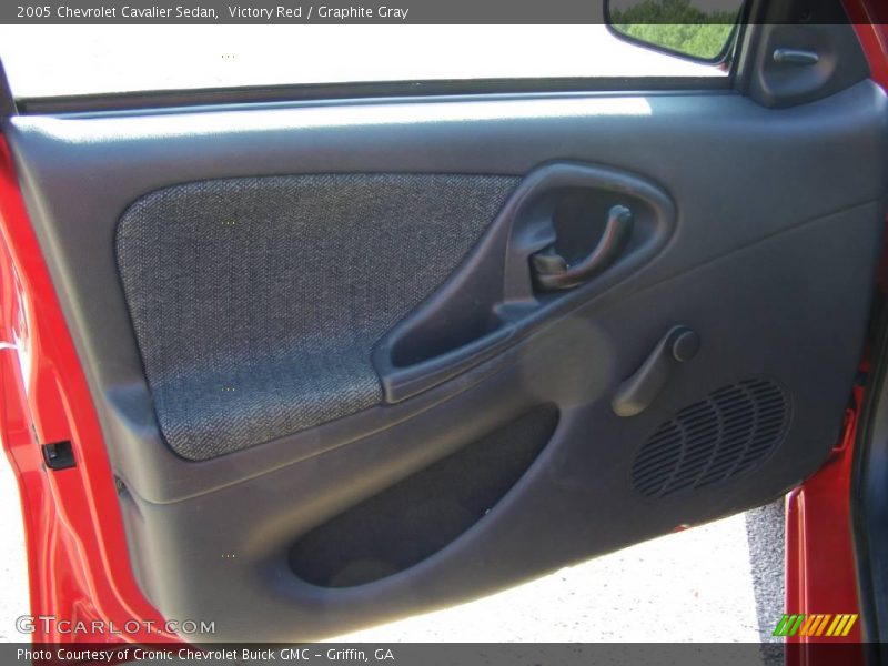 Victory Red / Graphite Gray 2005 Chevrolet Cavalier Sedan