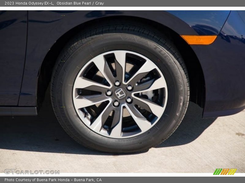 Obsidian Blue Pearl / Gray 2023 Honda Odyssey EX-L