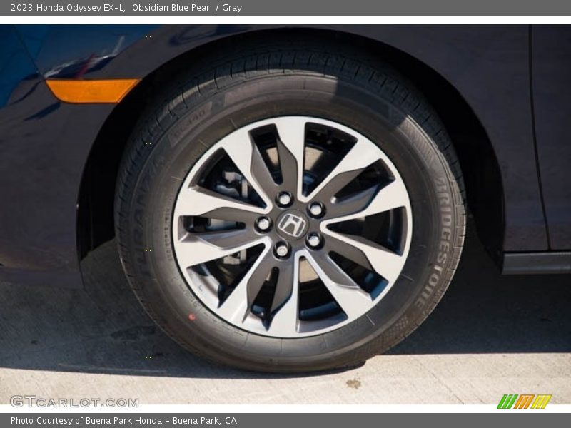 Obsidian Blue Pearl / Gray 2023 Honda Odyssey EX-L