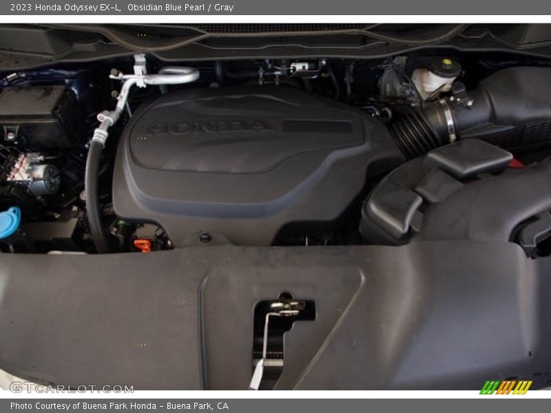 Obsidian Blue Pearl / Gray 2023 Honda Odyssey EX-L