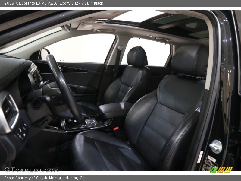  2019 Sorento EX V6 AWD Satin Black Interior