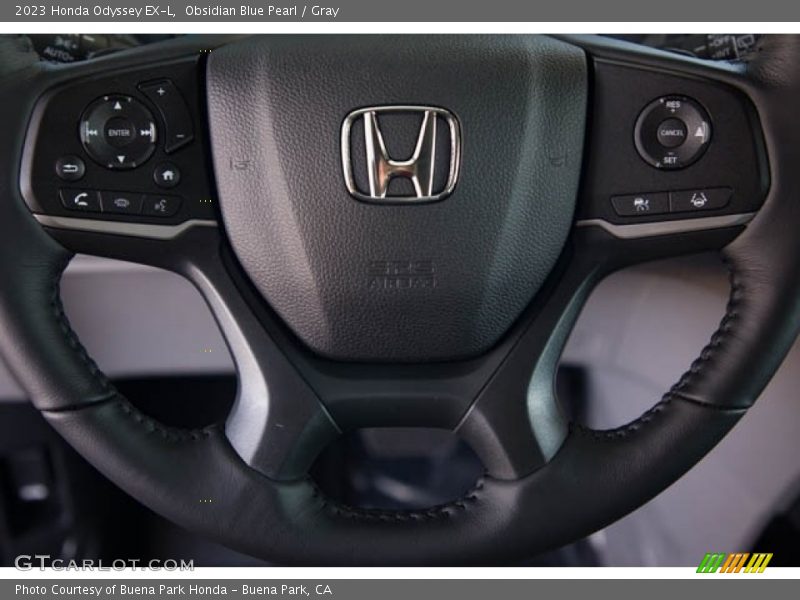 Obsidian Blue Pearl / Gray 2023 Honda Odyssey EX-L