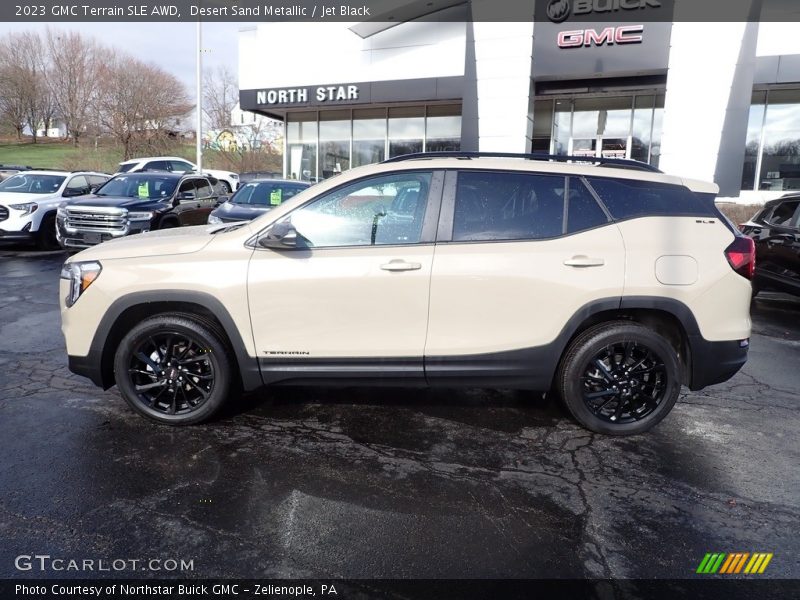 Desert Sand Metallic / Jet Black 2023 GMC Terrain SLE AWD