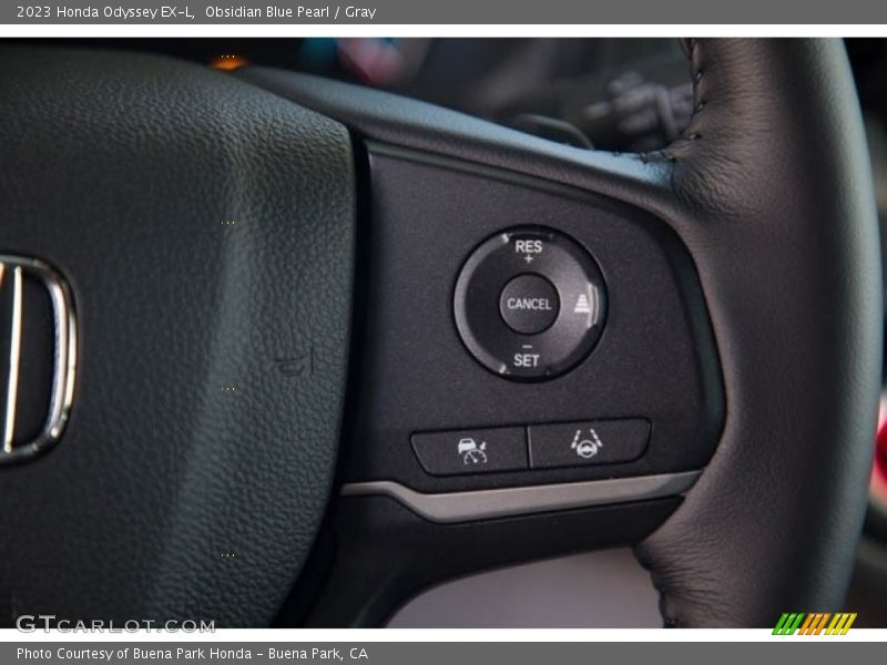 Obsidian Blue Pearl / Gray 2023 Honda Odyssey EX-L