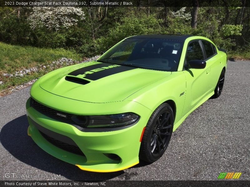 Sublime Metallic / Black 2023 Dodge Charger Scat Pack Daytona 392