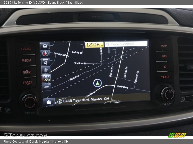 Navigation of 2019 Sorento EX V6 AWD