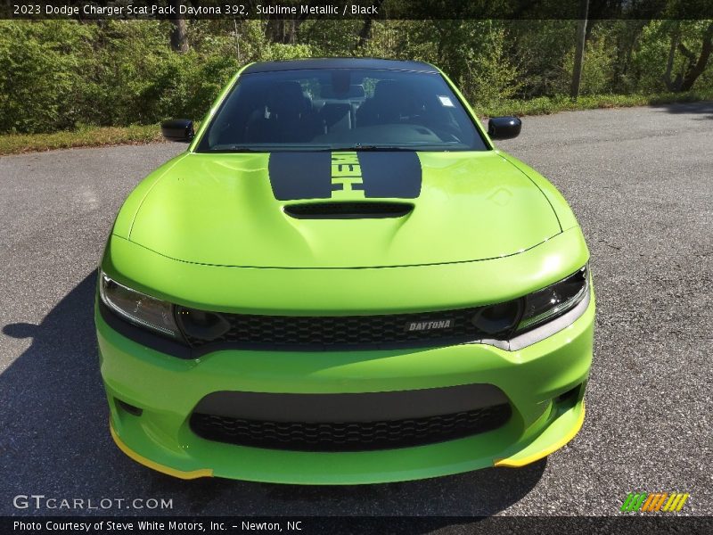 Sublime Metallic / Black 2023 Dodge Charger Scat Pack Daytona 392