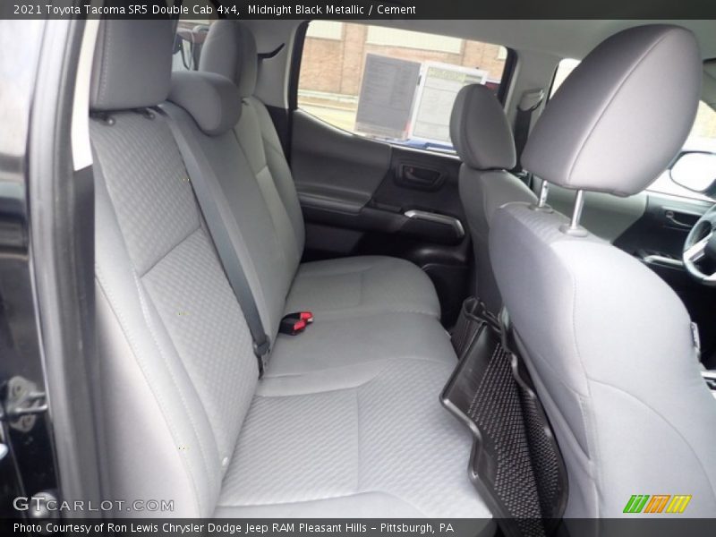 Rear Seat of 2021 Tacoma SR5 Double Cab 4x4