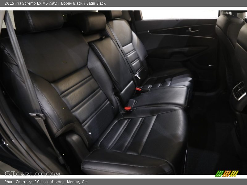 Rear Seat of 2019 Sorento EX V6 AWD