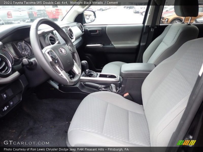  2021 Tacoma SR5 Double Cab 4x4 Cement Interior