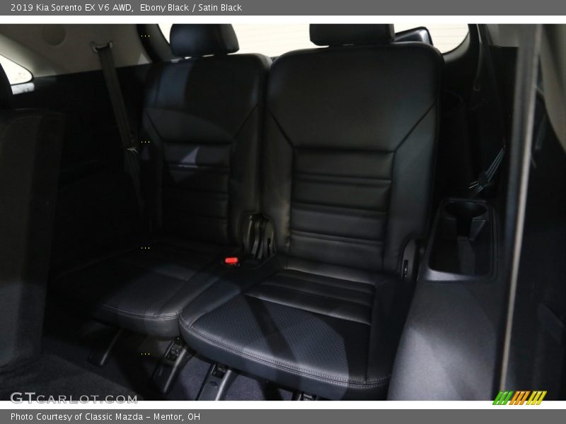 Rear Seat of 2019 Sorento EX V6 AWD