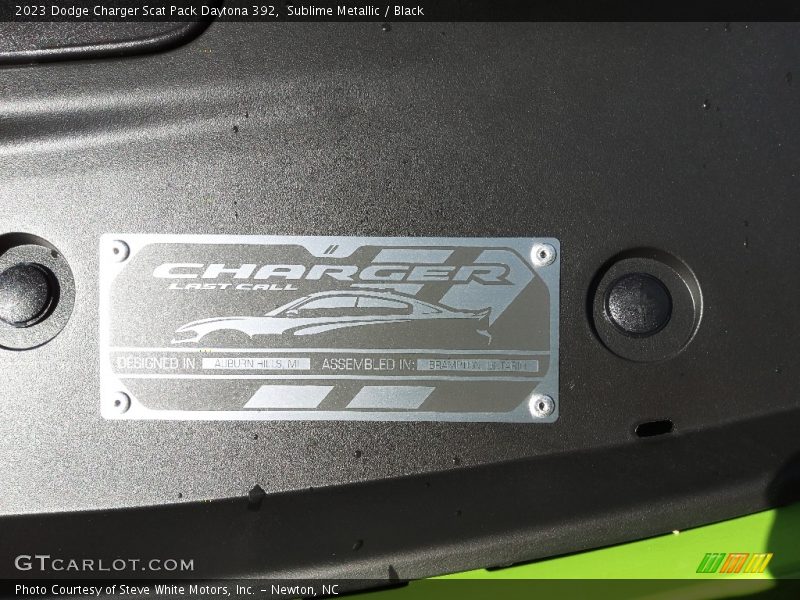  2023 Charger Scat Pack Daytona 392 Logo