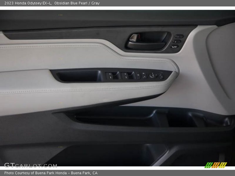 Obsidian Blue Pearl / Gray 2023 Honda Odyssey EX-L