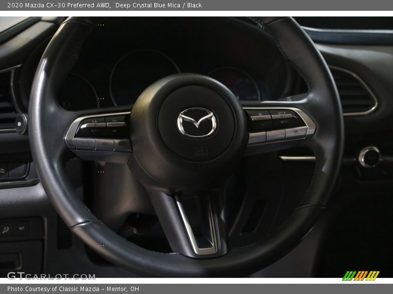 Deep Crystal Blue Mica / Black 2020 Mazda CX-30 Preferred AWD