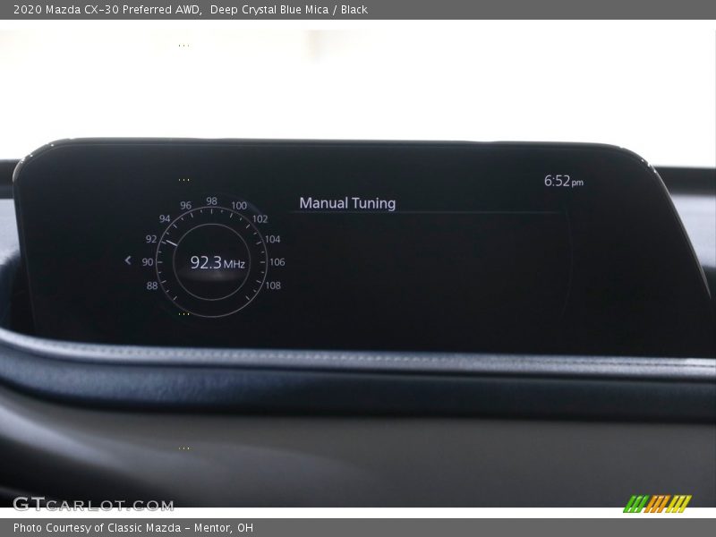 Deep Crystal Blue Mica / Black 2020 Mazda CX-30 Preferred AWD