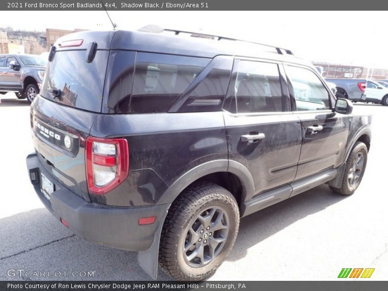Shadow Black / Ebony/Area 51 2021 Ford Bronco Sport Badlands 4x4