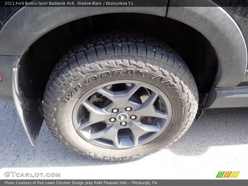 Shadow Black / Ebony/Area 51 2021 Ford Bronco Sport Badlands 4x4