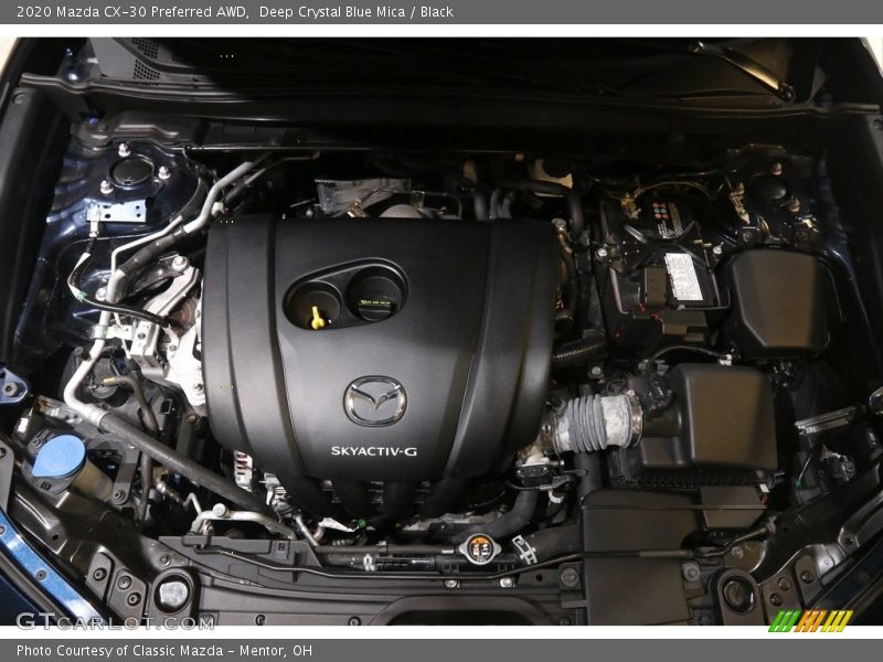 Deep Crystal Blue Mica / Black 2020 Mazda CX-30 Preferred AWD